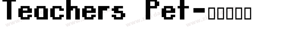 Teachers Pet字体转换
